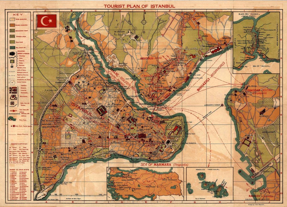 istanbul alte Karte