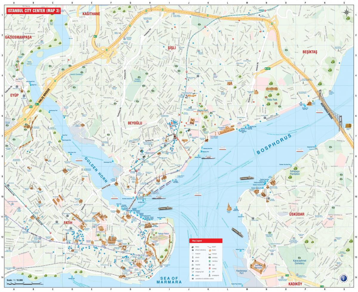 istanbul city map-free