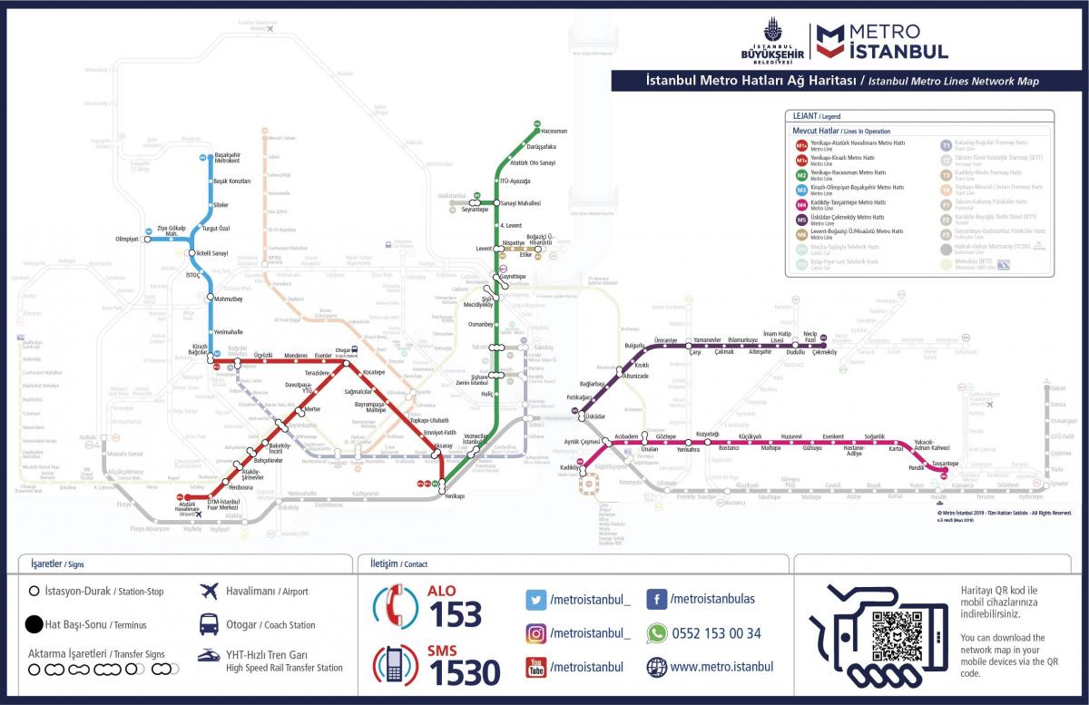 metrobus istanbul-Karte