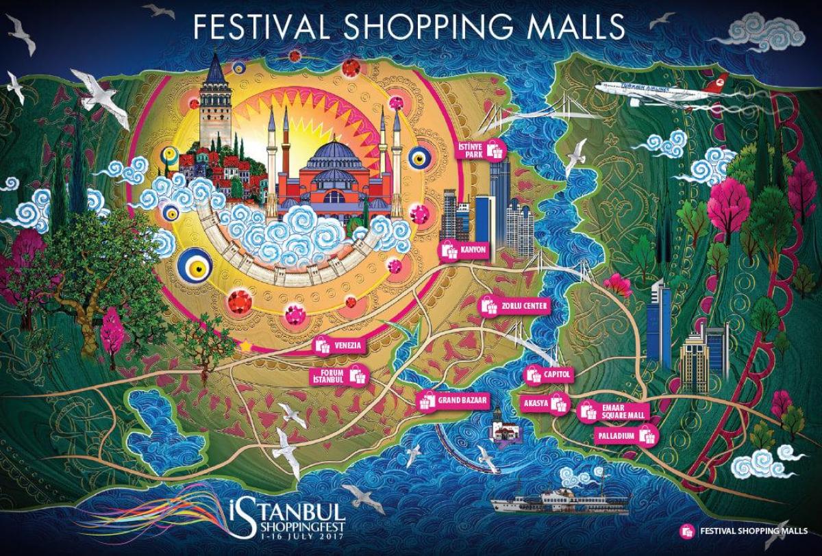 Mall of istanbul Karte Istanbul - malls Karte (Türkei)
