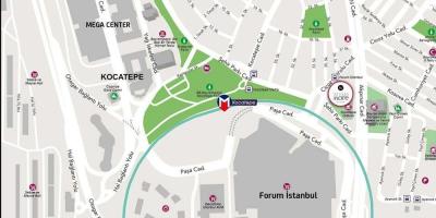 Karte von forum istanbul