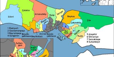 Istanbul Regionen anzeigen