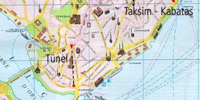 Karte von kabatas istanbul